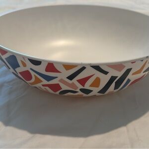 Room Essentials Colorful Geometric Ceramic Bowl